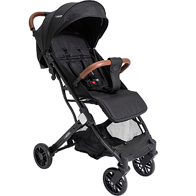 Carrinho de Bebe para Passeio Compacto Kiddo Sprint III Preto