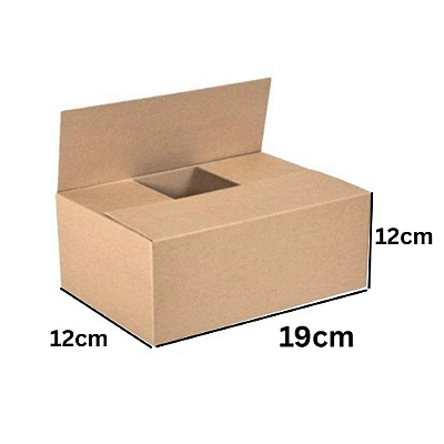 Caixa de Papelão 19x12x12 - Pack 50 unidades