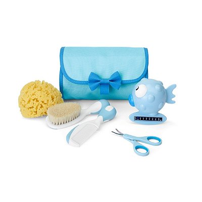 Kit de Higiêne e Cuidados 5 em 1 - My First Beauty Set - Azul - Chicco
