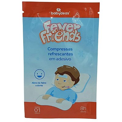 Fever Friends Adesivo de Compressas Refrescantes para Febre 8h de Efeito - Babydeas