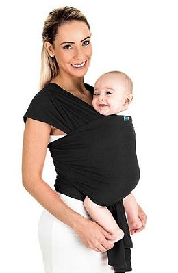 Wrap Canguru Sling +3m Preto KaBaby