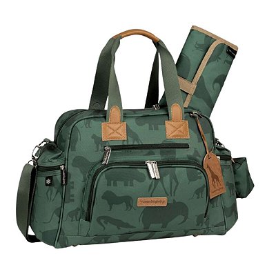 Bolsa Térmica com Trocador e Porta Chupeta Everyday Safari Verde - Masterbag Baby