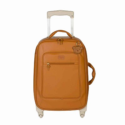 Mala de Rodinha Teddy - Caramelo - Masterbag Baby