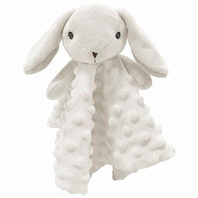 Naninha Laço Bebê Minha Primeira Naninha  - Branco - Coelho