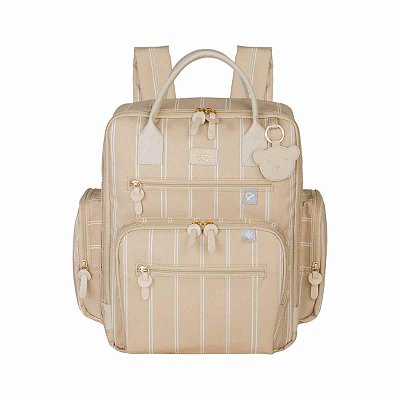 Mochila Térmica Maternidade Com Trocador Urban Bear Marfim - Masterbag Baby
