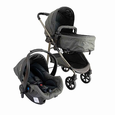 Carrinho de Bebê Extreme Carbon Com Bebê Conforto Cocoon - 0 a 15 kg - Galzerano