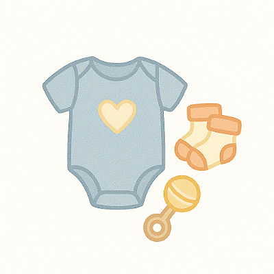 Roupinhas de Primeiros Passos 👕 - Chá de Bebê