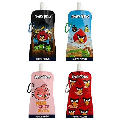 1 Squeeze Flexível Angry Birds - Escolha a Cor no Checkout
