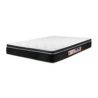 COLCHÃO KING SIZE CASTOR BLACK & WHITE AIR D33 ESPUMA (ONE FACE) 193x203x23cm