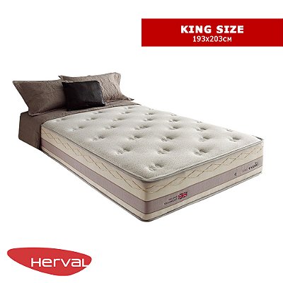 COLCHÃO HERVAL TOWER MOLAS MAXSPRING KING SIZE 193X203X33