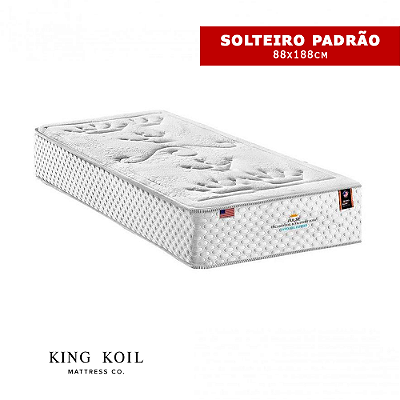 COLCHÃO SOLTEIRO KING KOIL PULSE - 88X188X30CM