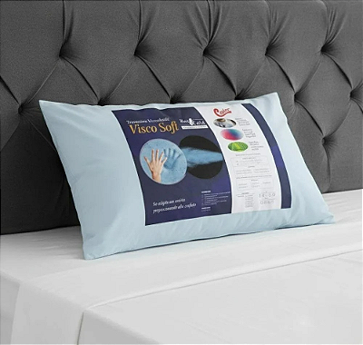 TRAVESSEIRO CASTOR VISCO SOFT HOT COLD 40x60cm