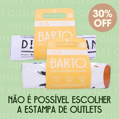 Kit 2 Tapetes Laváveis Bartô Mini - OUTLET