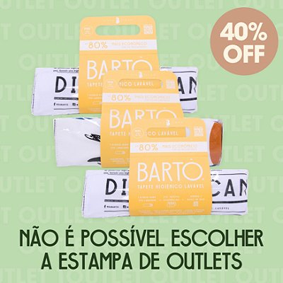 Kit 3 Tapetes Laváveis Bartô Mini - OUTLET