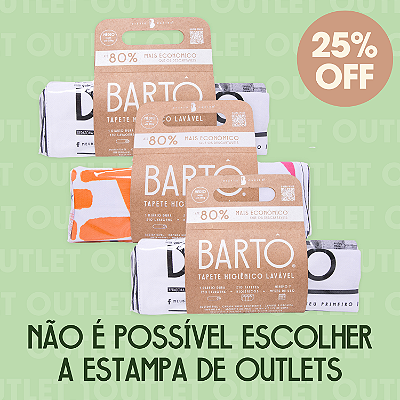 Kit 3 Tapetes Laváveis Bartô Médio - OUTLET