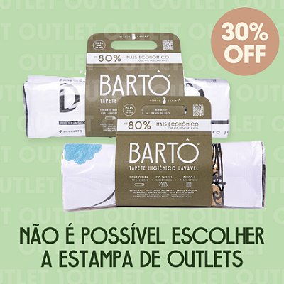 Kit 2 Tapetes Laváveis Bartô Mais - OUTLET