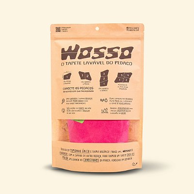 Tapete Lavável Wosso Rosa
