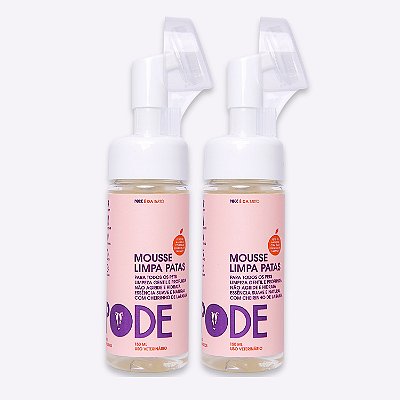 PODE - Kit 2 Mousse Limpa Patas