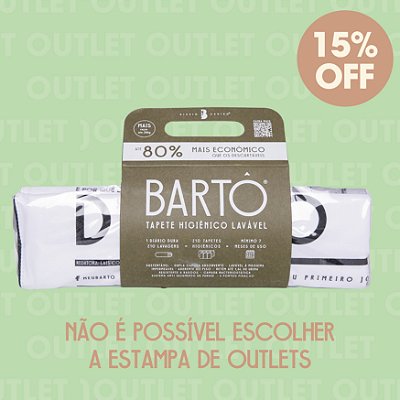 Tapete Lavável Bartô Mais - OUTLET