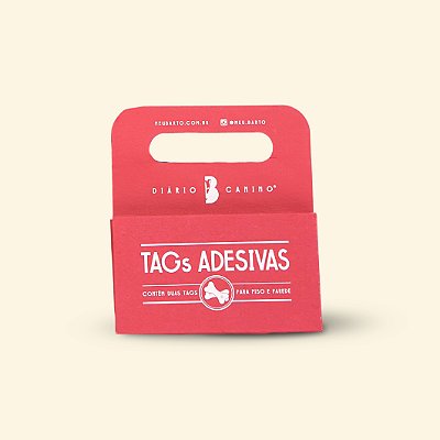 TAGS ADESIVAS PISO E PAREDE 13x7 cm