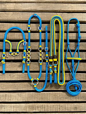 Traia de Frente - Azul / Amarelo BF