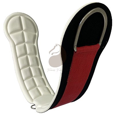 Barrigueira Airflex Neoprene E Nylon Preta Especial Cavalo