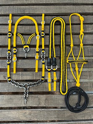 Traia de Frente - Amarelo / Preto