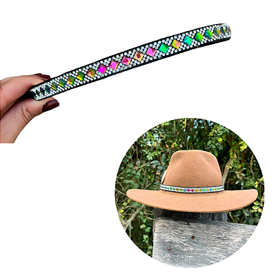 Bandinha Para Chapéu De Couro Legítimo Country