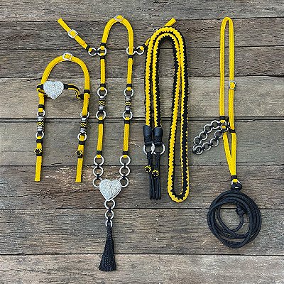Traia de Frente - Amarelo / Preto