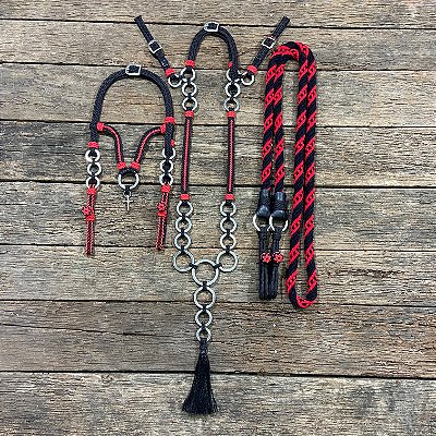 Traia de Frente - Preto / Vermelho