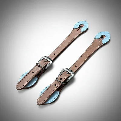 Correia De Espora Vinagre Luxo Couro Legitimo Detalhe Fivela