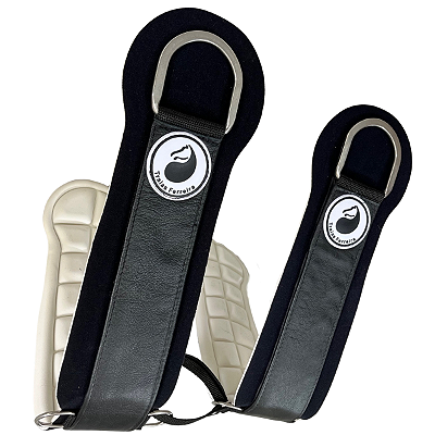 Par de Barrigueira Airflex Anatômica De Couro Traias Ferreira