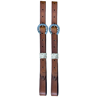 Par de Loro de Couro Legítimo para Arreio