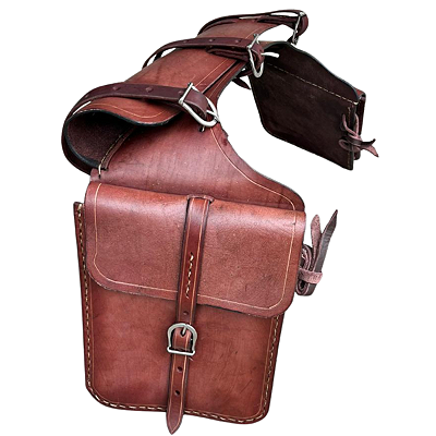 Alforge Couro Legítimo Com Porta Capa