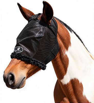 Máscara De Proteção Anti Moscas Para Cavalos TF