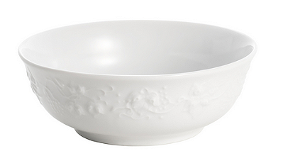 Jogo de 6 Peças Bowls Porcelana Vendage Branco 14x5cm