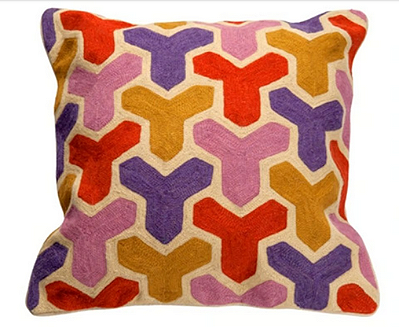 Almofada Bargello Hazard Color 50x50cm