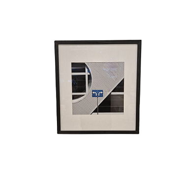 Quadro Em Madeira Building Collection Curva 53x48cm