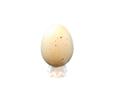 Ovo De Ganso Decorativo Em Porcelana 15cm