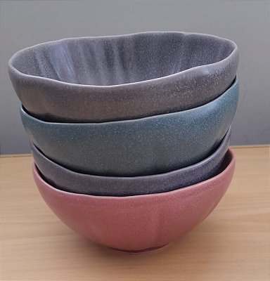Bowls Em Ceramica 4 Peças 16x8cm