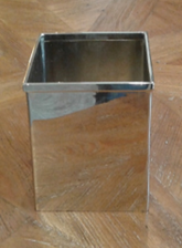 Cachepot Em Metal Mini Ziggy Prata ST James 10x10x10cm