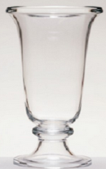 Vaso Em Vidro Transparente 35x15x10cm