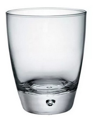 Jogo De 3 Peças Copo Baixo Cristal Drink Luna Transparente 350ml