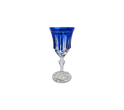 Taça De Licor Cristal Azul Escuro Strauss 80ml
