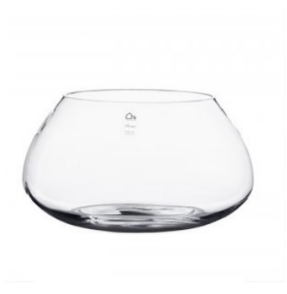 Vaso Em Vidro Luna Transparente 25x14cm
