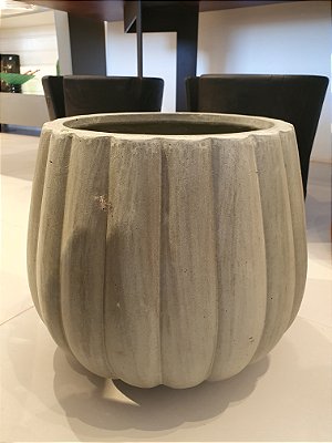 Vaso Em Cimento Verde