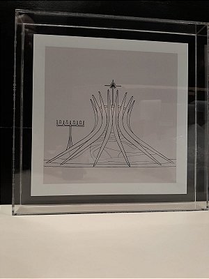 Quadro Acrílico Arquitetura I 40x40x5 CM - RAFAEL GIACOMO
