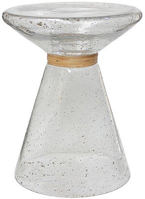 Mesa De Apoio Em Vidro 45x36cm