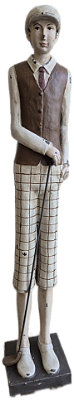 Escultura Menino Taco de Golf Short BG