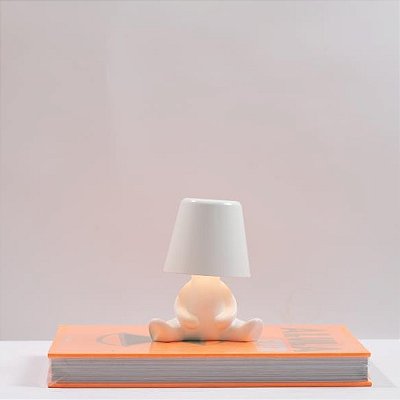Luminária De Mesa Urso Em LED Branco